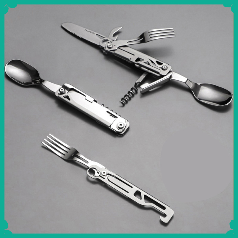 Camping Cooking Set Jetboil - Multi-function Camping Fork Spoon Set Portable