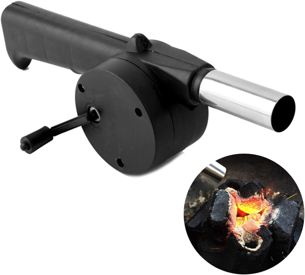 Camping Cooking Accessories Set - Outdoor Cooking Barbecue Blower Portable Hand