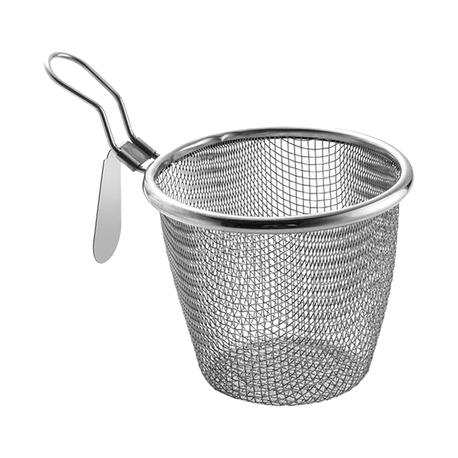 Camping Cooking Noodles - Stainless Steel Mesh Strainer with Handle