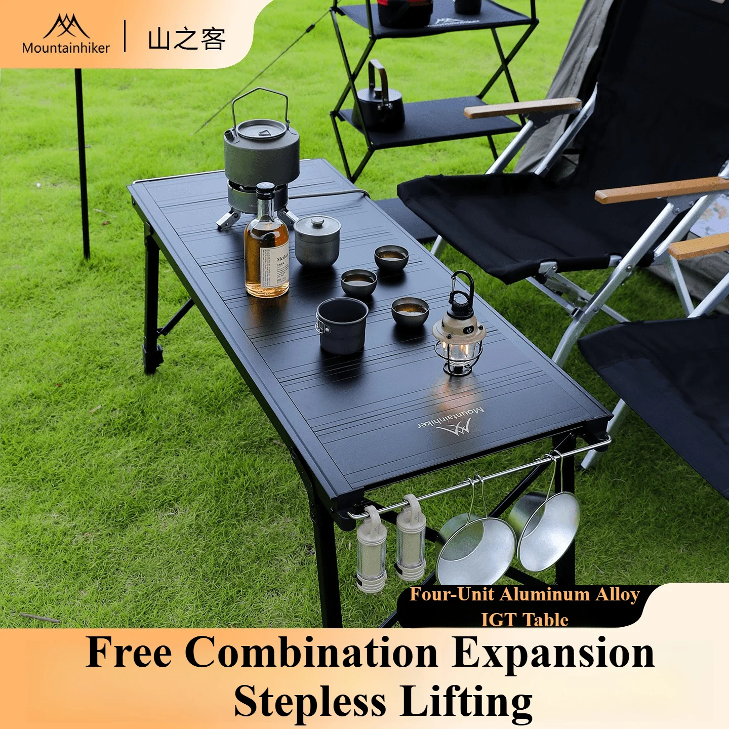 Camping Cooking Hob - Mountainhiker Camping Folding Lift Removable Multi