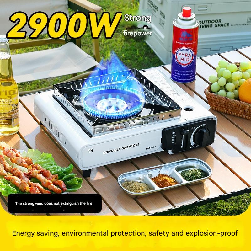 Camping Lightweight Cooking Pot - 2025Portable Outdoor Cassette Stove Butane Gas
