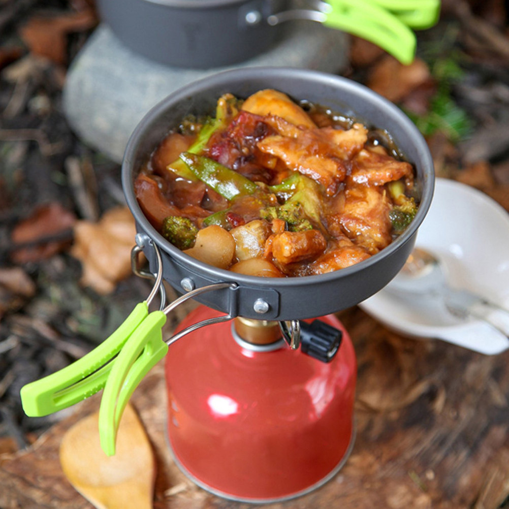 10Pcs Lightweight Camping Cook - огляд і ціна Camping Lightweight Cooking Pot