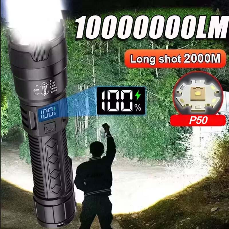 High Strong Power Led Flashlig - огляд і ціна Camping Cooking Fish