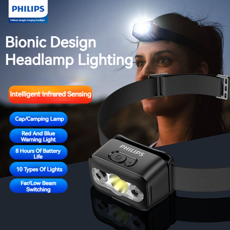 Philips LED Headlamp Sensor He - огляд і ціна Camping Cooking Fish