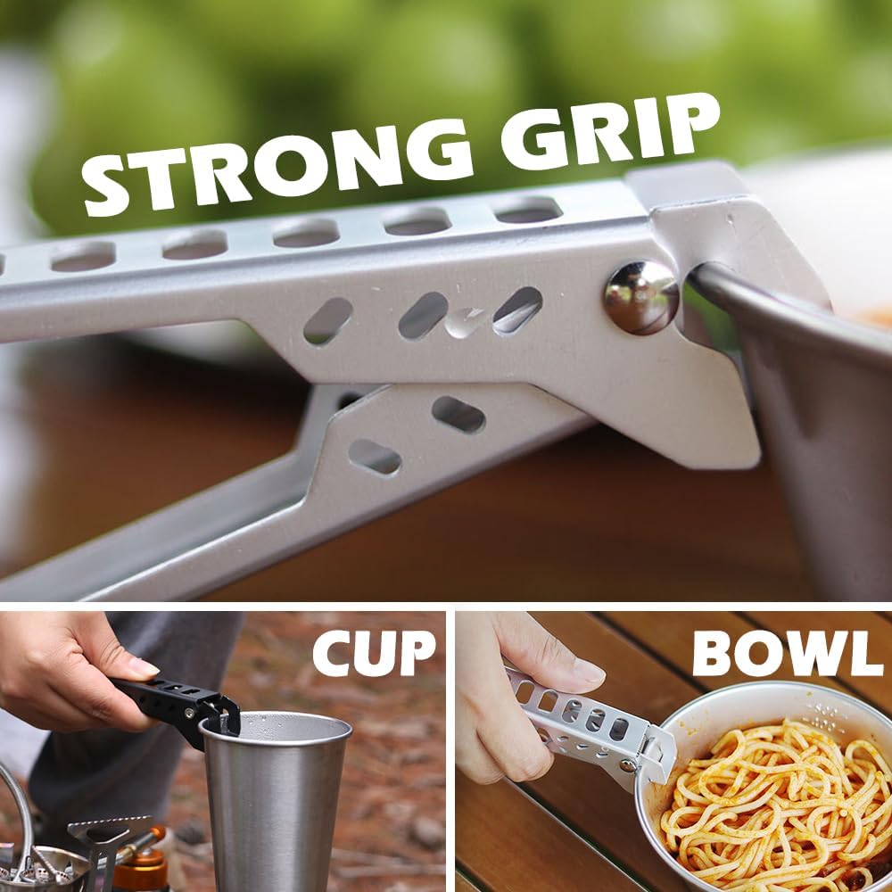 Outdoor Heat-resistant Pot Gri - огляд і ціна Camping Cooking Accessories Set