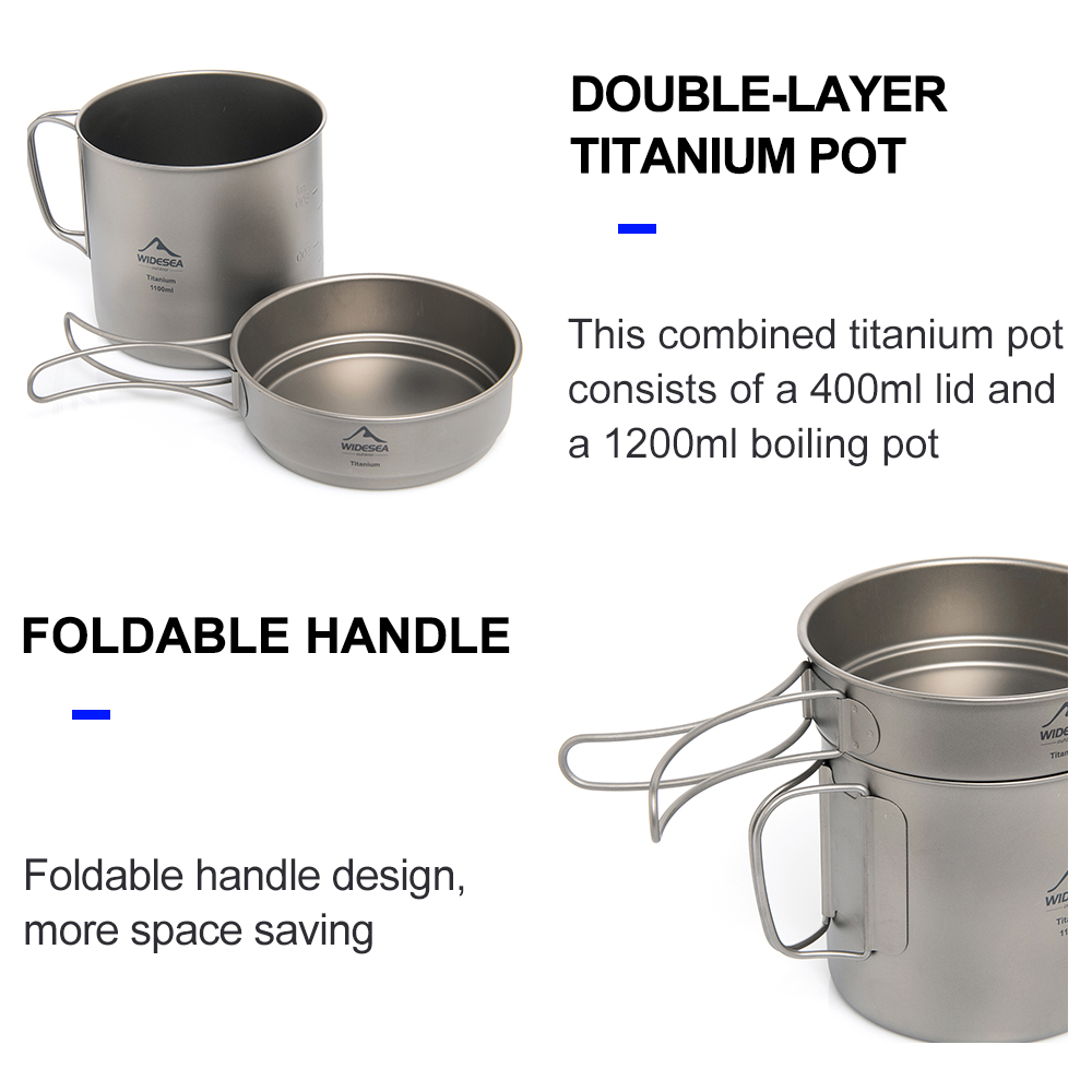 Widesea Ultralight Titanium Ca - огляд і ціна Camping Cooking Oil