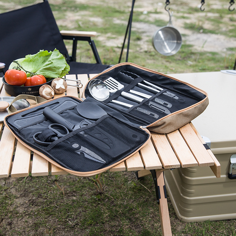 8pcs Camping Kitchen Cookware  - огляд і ціна Camping Cooking Cylinder