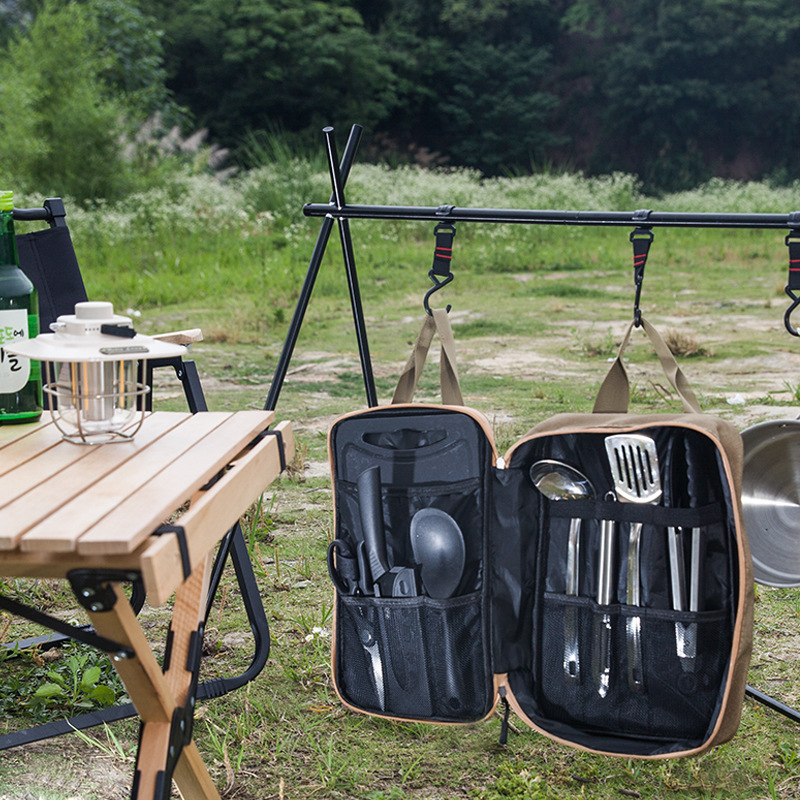 8pcs Camping Kitchen Cookware  - огляд і ціна Camping Cooking Cylinder