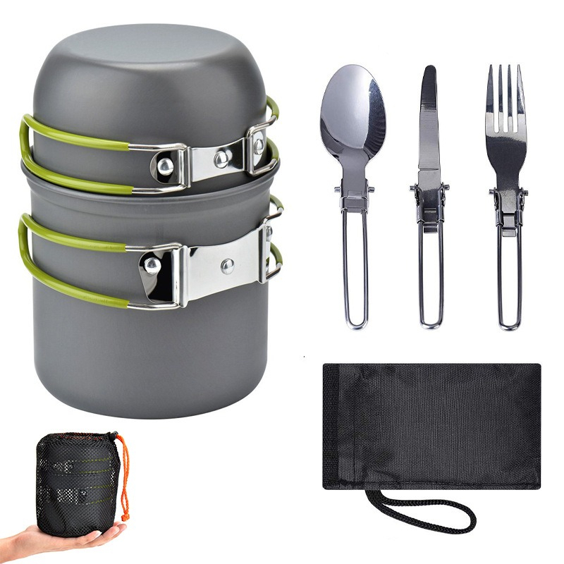 Outdoor Portable Camping Cookw - огляд і ціна Camping Lightweight Cooking Pot