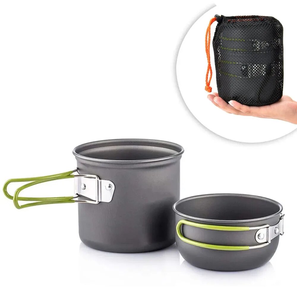 Camping Cookware Mess Kit Ultr - огляд і ціна Camping Cooking Accessories Set