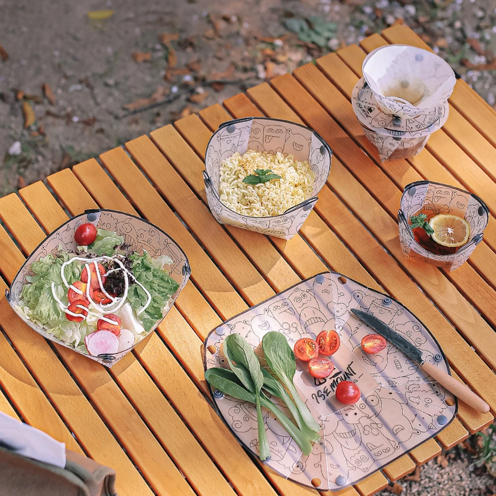 PP Foldable Dinnerware Portabl - огляд і ціна Camping Cooking And Eating