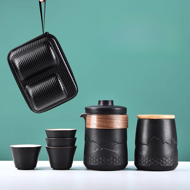 Portable Travel Tea Set One Po - огляд і ціна Camping Cooking Accessories