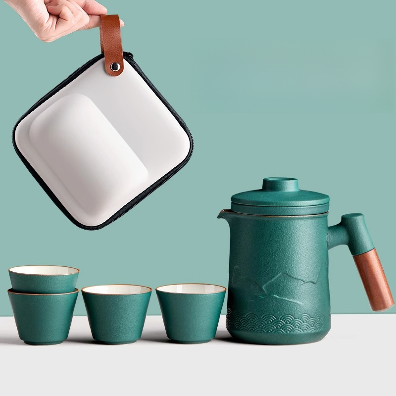 Portable Travel Tea Set One Po - огляд і ціна Camping Cooking Accessories