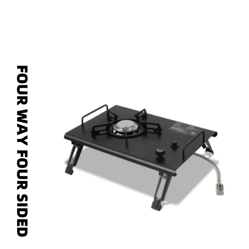 Outdoor Portable Folding Gas S - огляд і ціна Camping Cooking Table With Windshield