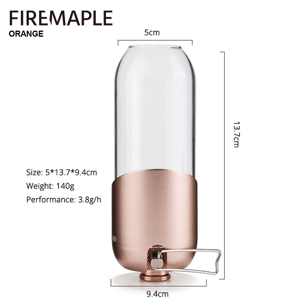 Fire Maple Orange Gas Lantern  - огляд і ціна Camping Cooking Light
