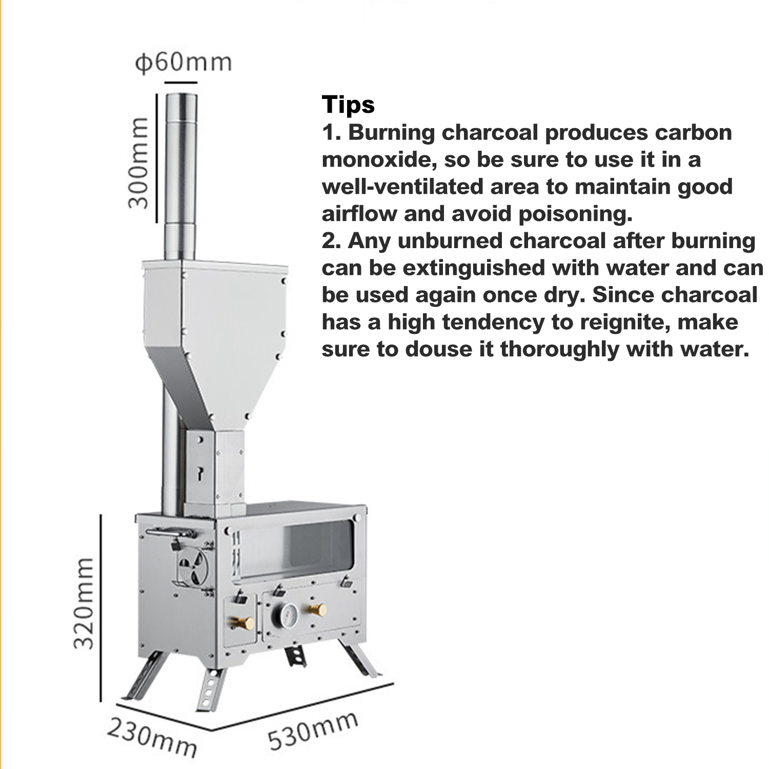 Portable Pellet Stove with Ove - огляд і ціна Van Camping Cooking
