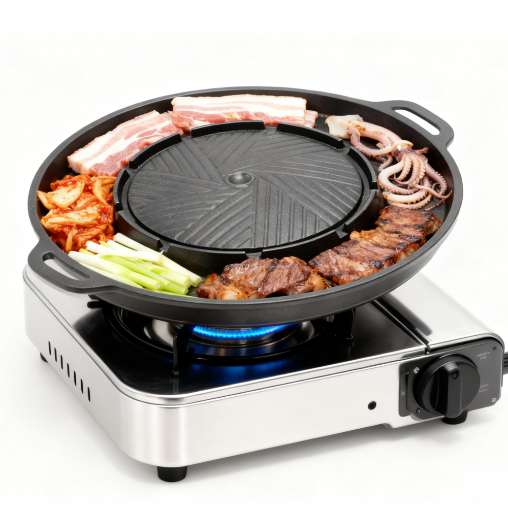 KOSUN Korean BBQ Grill Pan 2 i - огляд і ціна Camping Cooking And Eating