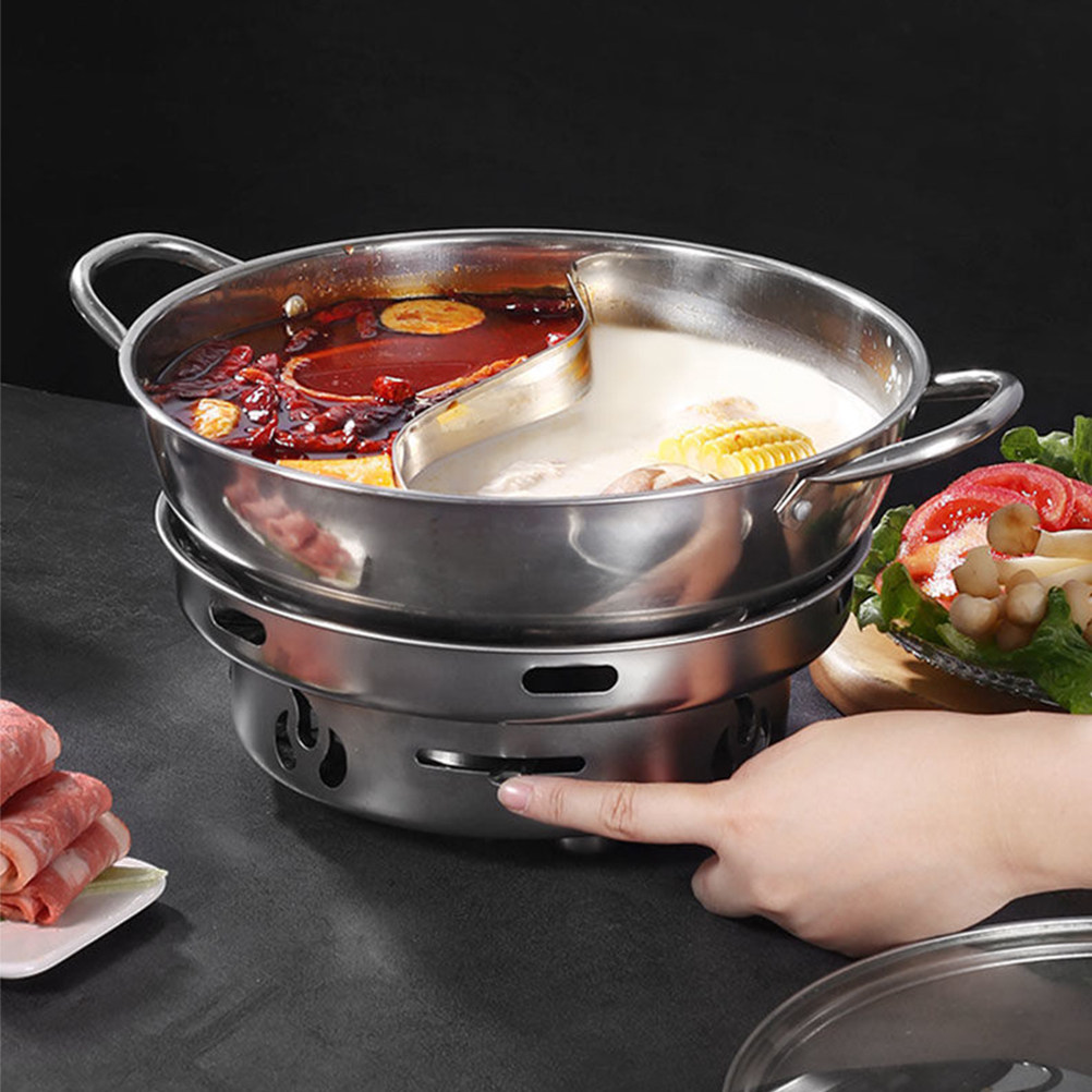 Windproof Hot Pot Stove Stainl - огляд і ціна Camping Lightweight Cooking Pot