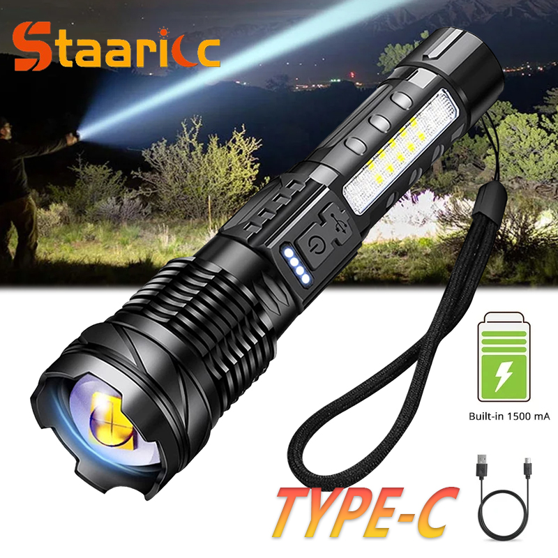 Powerful XHP50 LED Flashlight  - огляд і ціна Camping Cooking Fish