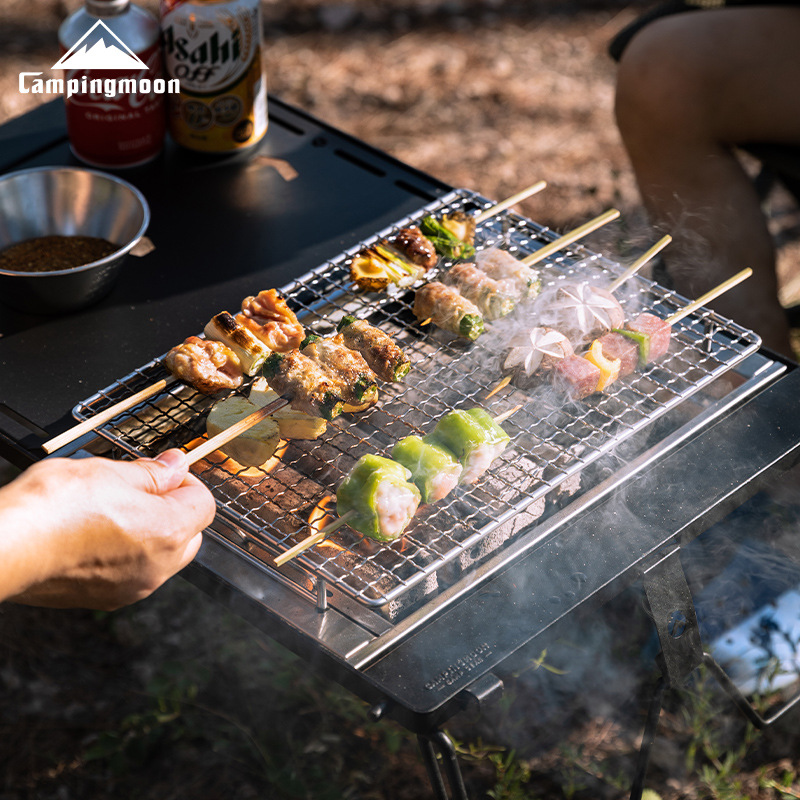 CAMPINGMOON UG-1 IGT Carbon Gr - огляд і ціна Camping Cooking Table With Windshield