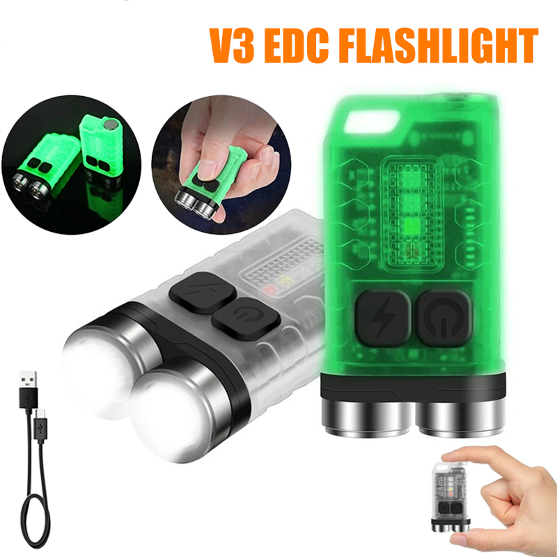 V3 EDC Flashlight Mini Keychai - огляд і ціна Camping Cooking Fish