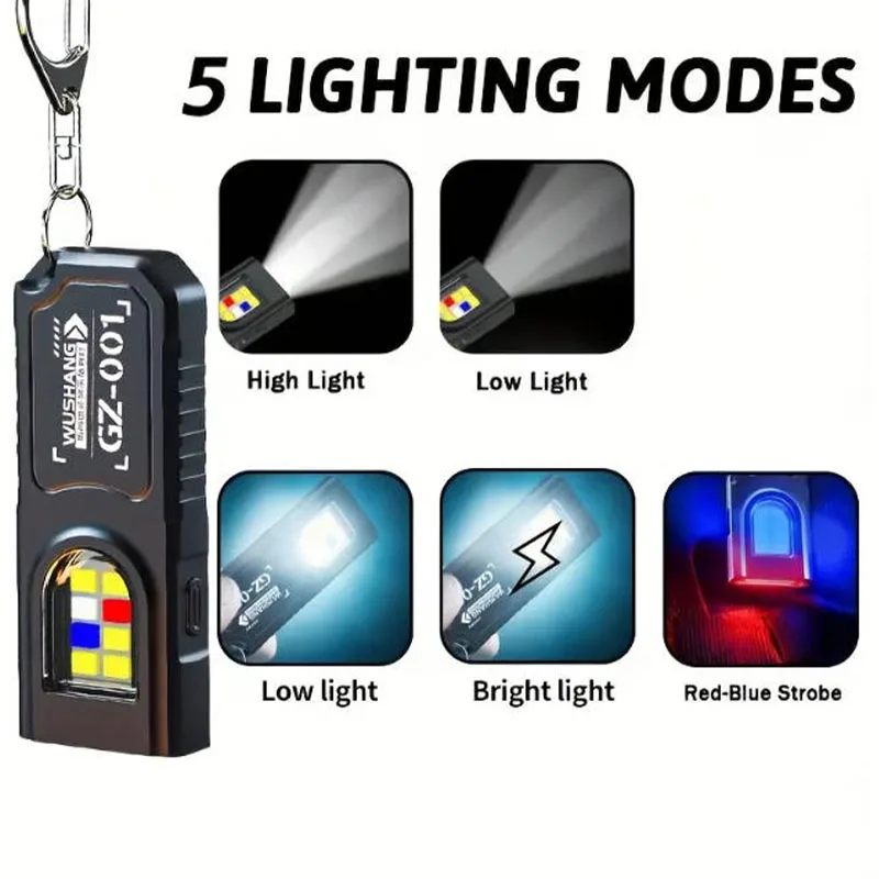 Powerful Mini COB LED Keychain - огляд і ціна Camping Cooking Fish