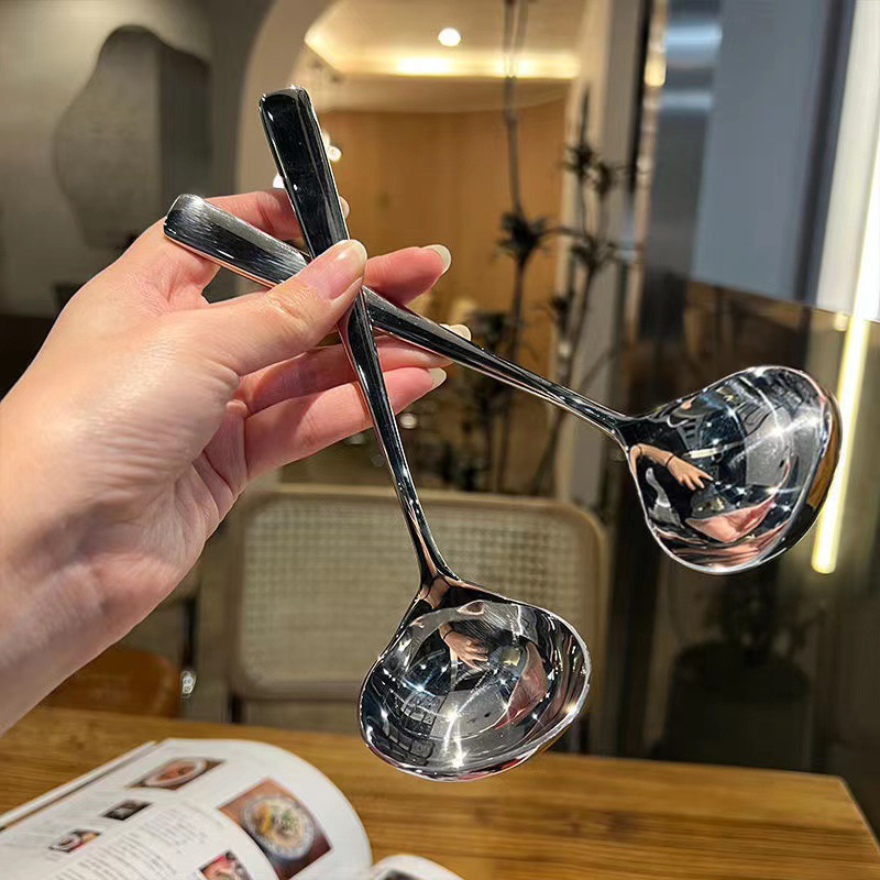 New 1PC Stainless Steel Spoon  - огляд і ціна Camping Cooking Noodles