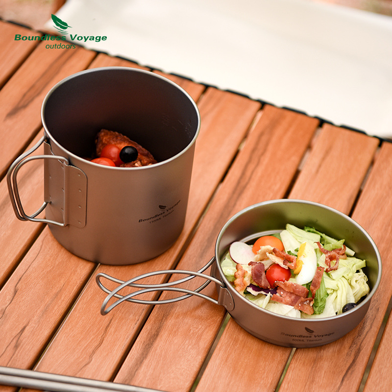 Pure Titanium Folding Handle P - огляд і ціна Camping Lightweight Cooking Pot