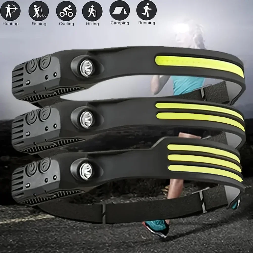 LED Sensor Headlamp Built-in B - огляд і ціна Camping Cooking Fish