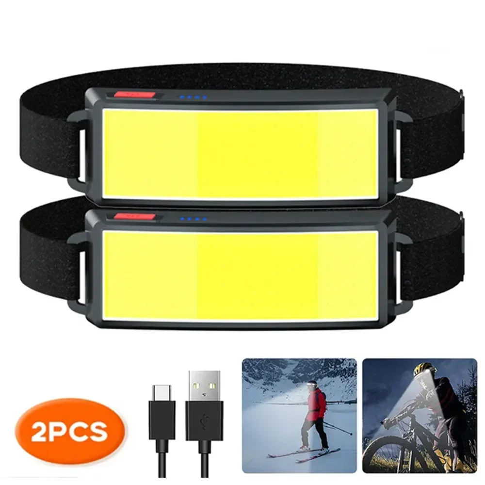 COB Portable LED Headlights Ou - огляд і ціна Camping Cooking Fish