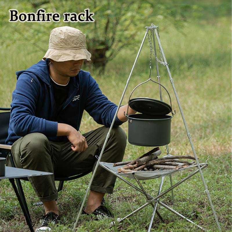 Camping Bonfire Tripod Portabl - огляд і ціна Camping Cooking Multi Tool