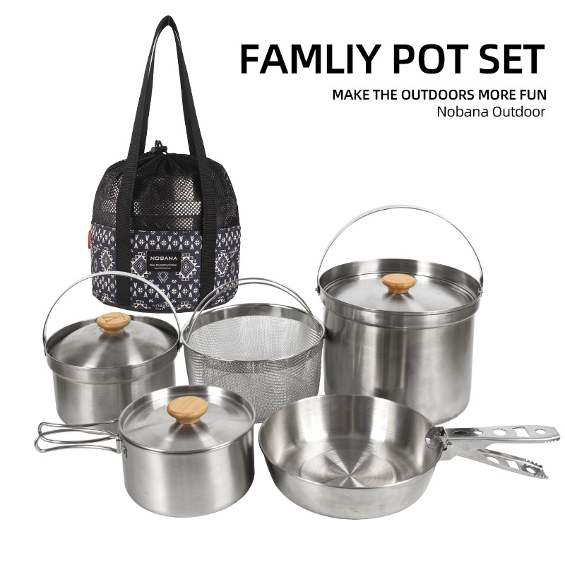 NOBANA Newest Outdoor Stainles - огляд і ціна Camping Cooking Cylinder