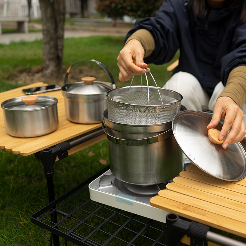 NOBANA Newest Outdoor Stainles - огляд і ціна Camping Cooking Cylinder