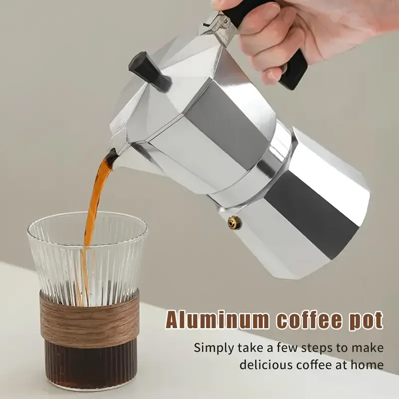 Classic Aluminum Moka Pot 50-3 - огляд і ціна Camping Cooking Accessories