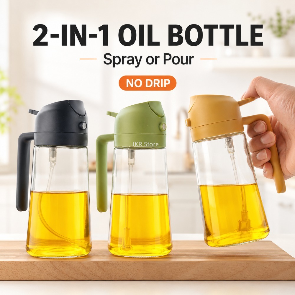 2 in 1 Olive Oil Sprayer Dispe - огляд і ціна Camping Cooking Oil