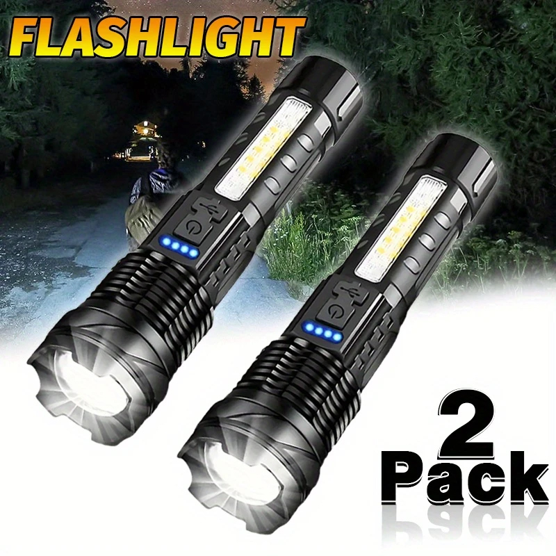 Powerful XHP50 LED Flashlight  - огляд і ціна Camping Cooking Fish