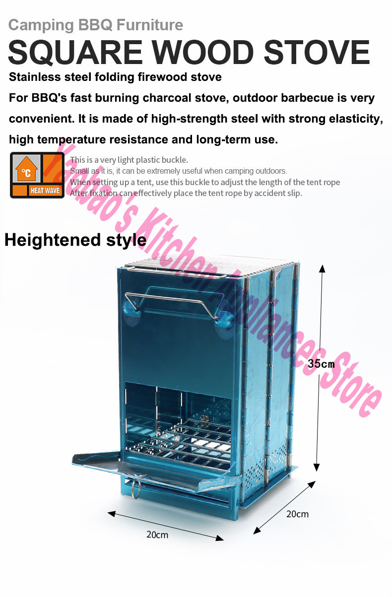 Wood Stove Outdoor Camping Equ - огляд і ціна Camping Cooking Accessories
