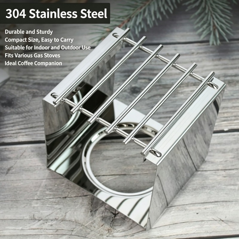 Stainless Steel Square Coffee  - огляд і ціна Camping Cooking Accessories