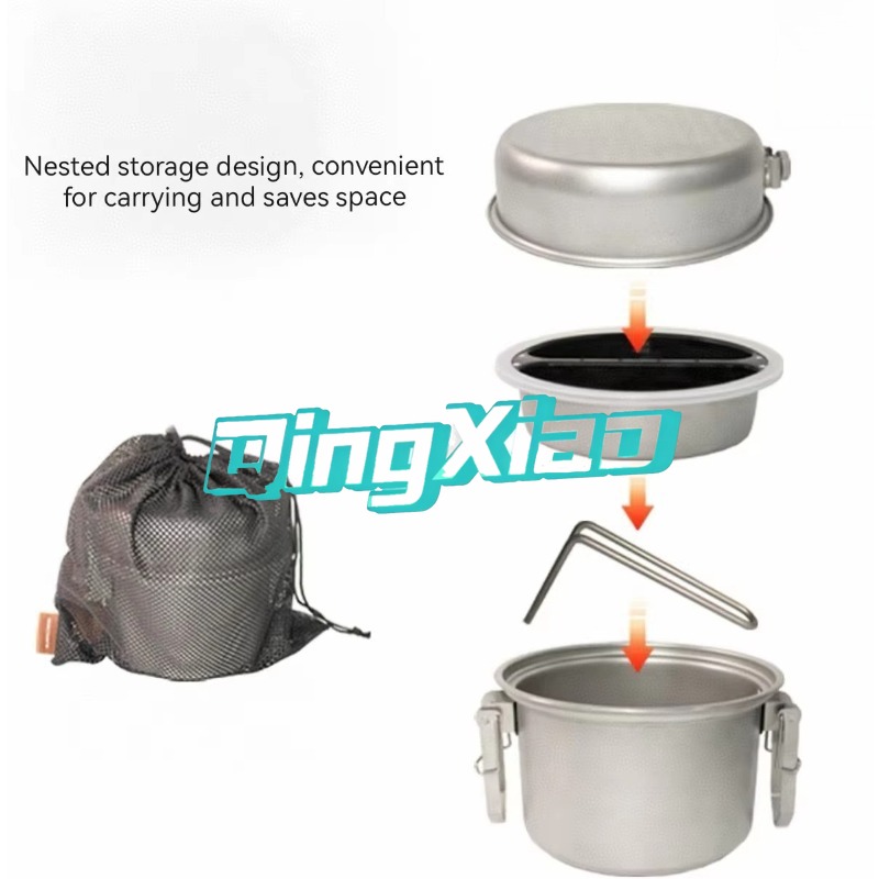 Outdoor 304 Stainless Steel Mu - огляд і ціна Camping Cooking Pot