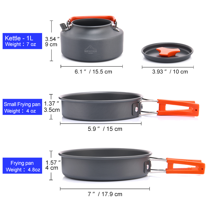 Widesea Camping Outdoor Cookwa - огляд і ціна Camping Cooking Cylinder