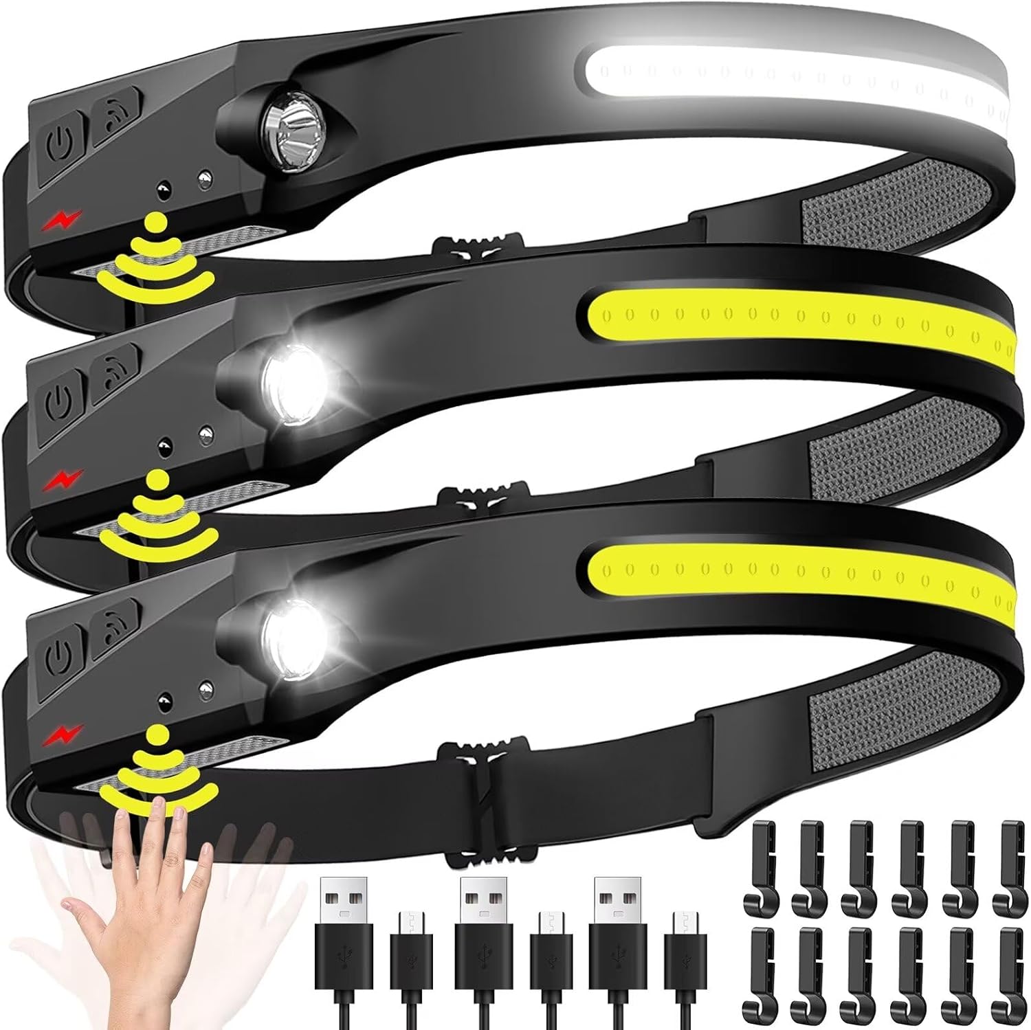 Sensor Headlamp LED Head Flash - огляд і ціна Camping Cooking Fish