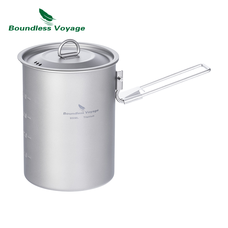 Boundless Voyage 900ml Titaniu - огляд і ціна Camping Lightweight Cooking Pot
