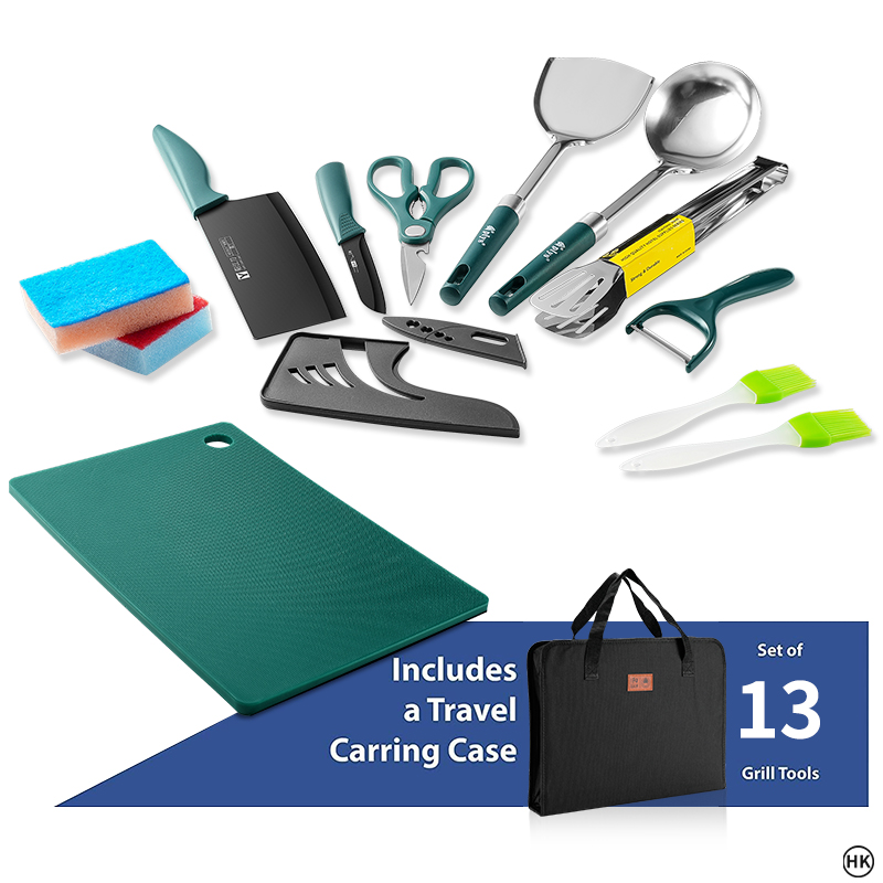 13PCS Camping cooking set, cam - огляд і ціна Camping Cooking Accessories Set