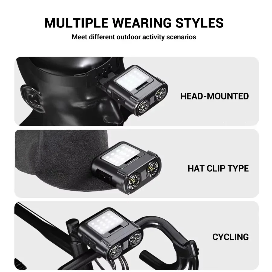 Sensor COB LED Headlamp Cap Cl - огляд і ціна Camping Cooking Fish