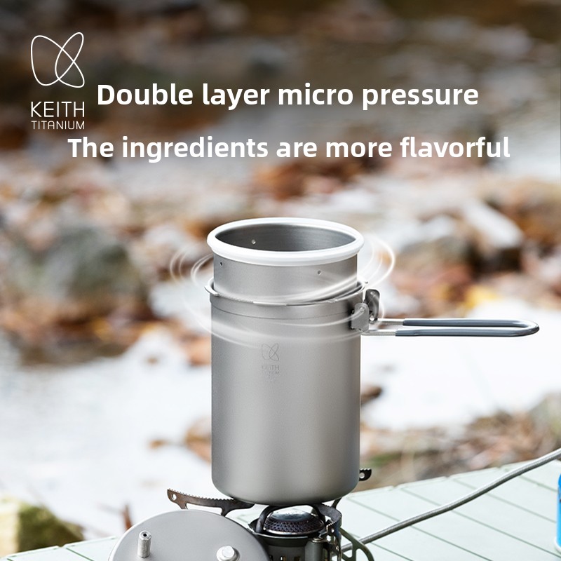 Keith Pure Titanium Outdoor Pr - огляд і ціна Camping Lightweight Cooking Pot
