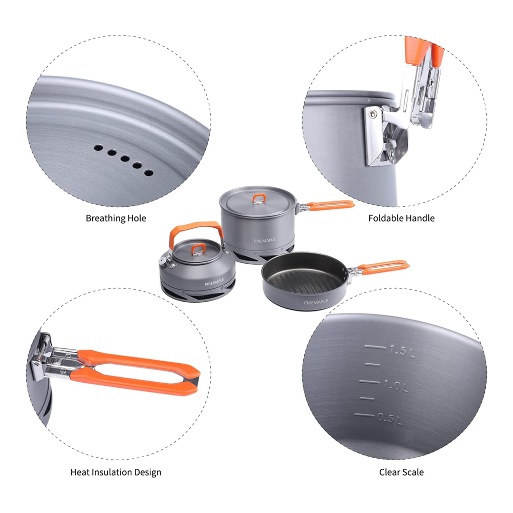 Fire Maple Camping Cookware Ut - огляд і ціна Camping Cooking Cylinder