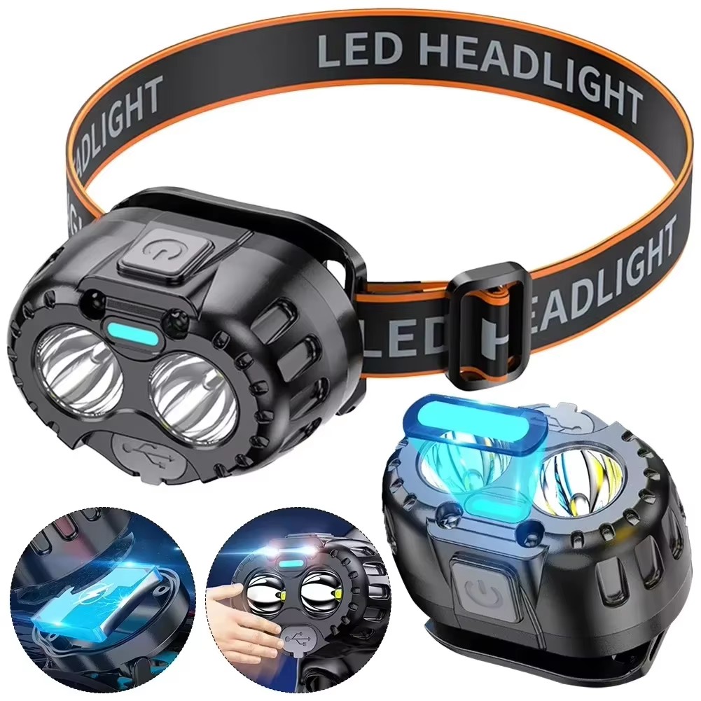 Powerful LED Headlamp IPX4 Wat - огляд і ціна Camping Cooking Fish