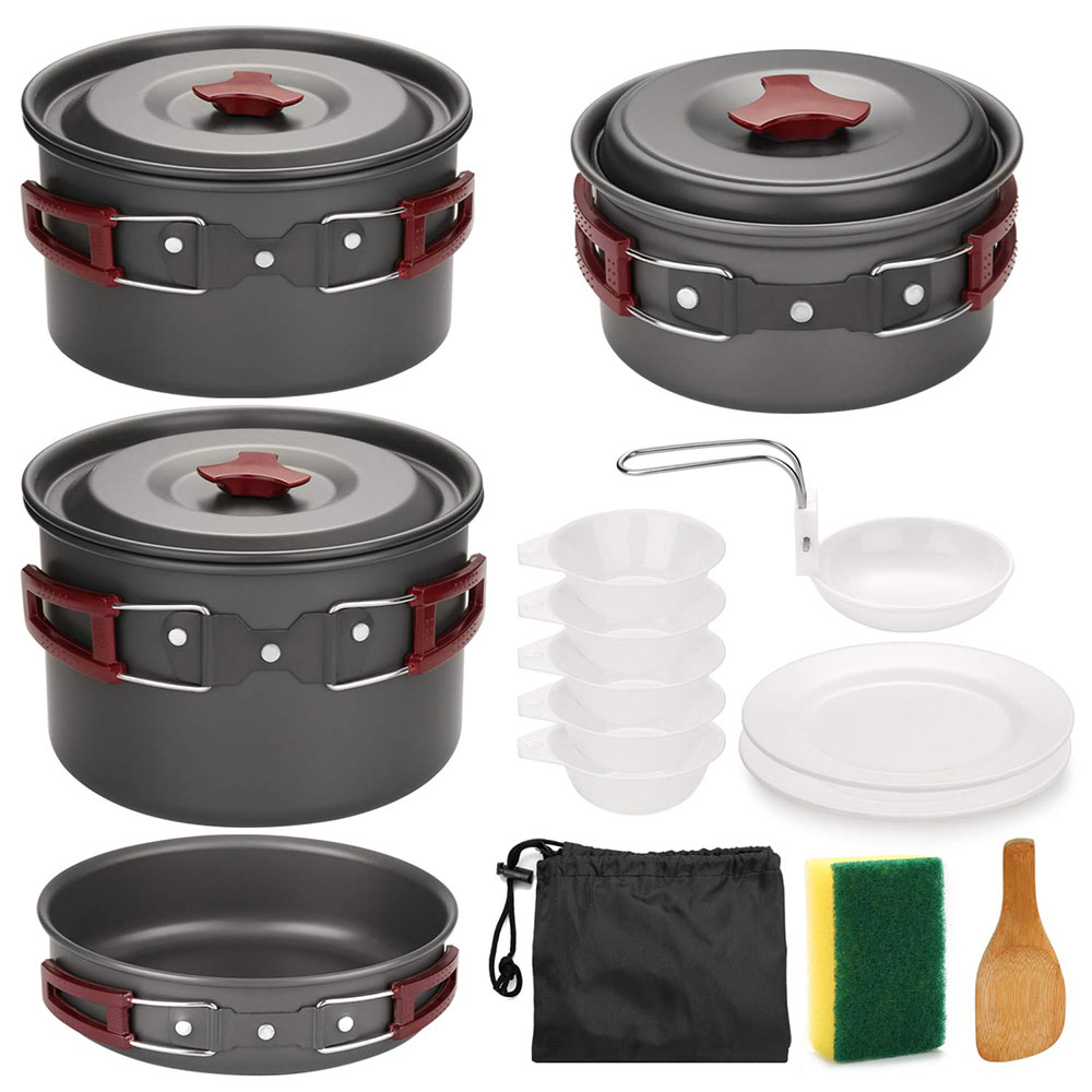 Outdoor Camping Cookware Kit N - огляд і ціна Camping Lightweight Cooking Pot