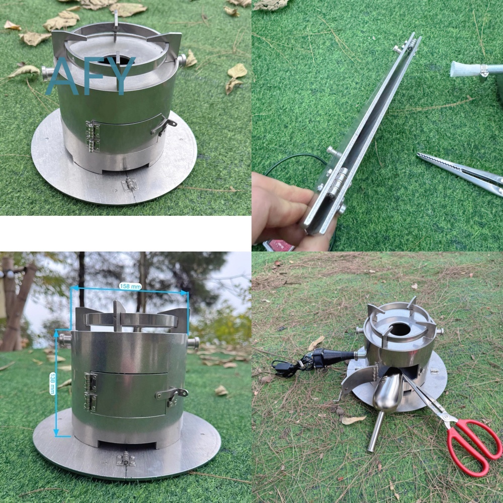 Portable Wood Gasifier Stove f - огляд і ціна Camping Cooking Hot Plate