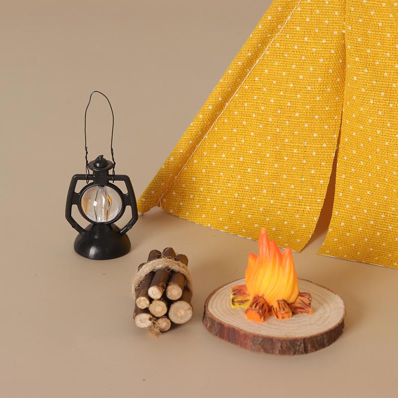 **1 Set 1/12 Doll House Outdoo - огляд і ціна Camping Cooking Accessories Set